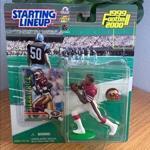 Jerry Rice Action Figure - Starting Lineup 1999 Burgundy & Gold